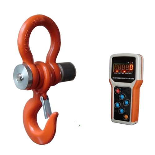 5000KG Wireless Electronic Digital Crane Scale Heavy Duty Industrial Hanging Scale with Handheld Meter 5T