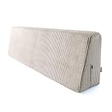 POKAR Palettenkissen Rückenkissen 120x40 cm | Palettenauflage aus Cordstoff mit...