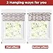 DriftAway Alexander Blackout Valances for Windows Thermal Insulated Kitchen Topper Geometric Moroccan Mid Century Pattern Match Thick Bathroom Curtain Valance Rod Pocket 52 Inch by 18 Inch Red/Gray