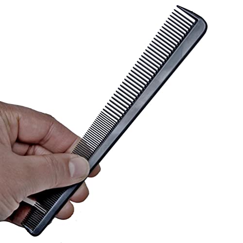 Luxxii (6 Count) 7.5" Barber Hair Comb Beard & Mustache Pocket Combs For Men's Hair Beard Mustache And Sideburns #TOP4