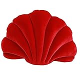 Premium-Material: 1 Schalenkissen, superweiches Plüsch- und Baumwollmaterial, bequemes Kissen, geeignet für Kinder und Erwachsene.