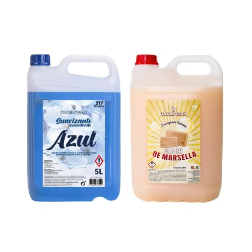 Familycom Pack 2 Detergente Liquido Para Lavadora Profesional...