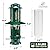 Kingsyard Squirrel Proof Bird Feeder with Removable Base, All Metal, Tube Bird Feeders for Outdoors Hanging, Easy to Clean & Refill, Dark Green