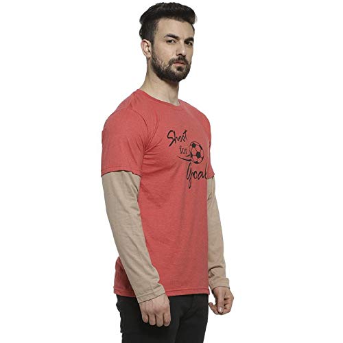 Image of CAHOOT Printed Men Round or Crew Stylish Casual T-Shirt