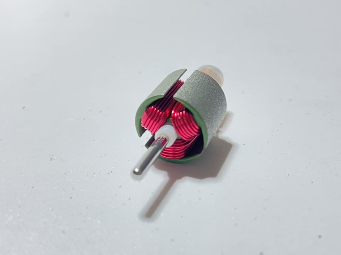 0.6/0.55/0.5 Dual-line 200k RPM Hand-wound Motor Dual-eight Dual-nine Turbojet Rotors, For 1/32 Mini 4WD Racer 1:32 Auldey Car (Color : 0.5 Dual 9 turbojet)