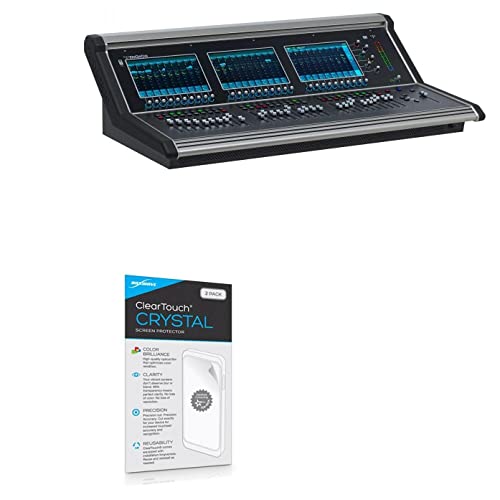 BoxWave Screen Protector Compatible with DiGiCo S31 48-Channel Digital Mixing Console - ClearTouch Crystal (2-Pack), HD Film Skin - Shields from Scratches