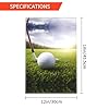 Golf Ball Print Garden Flag 12x18in For Deck, Porch, Patio & Lawn Decor