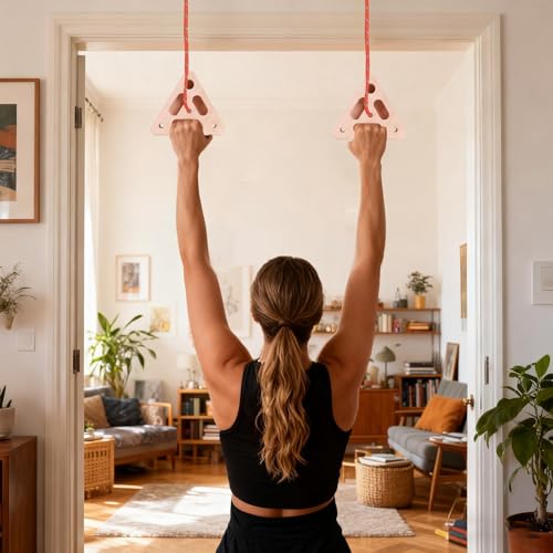 Tabla de escalada portatil para entrenar en el dormitorio o apartamento sin ocupar espacio 4