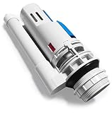 Toilet Flush Valves 2-Inch Replacement Valve Kit Assembly for 2-Piece Dual Flush Drain Valve Repair(