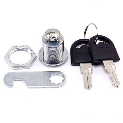 Loboo Idea Cam Lock File Cabinet Lock Cupboard Locks With Keys For Door Mailbox Drawer Tool Box, Keyed Different (1 Pack) (16Mm Drawer Lock) #TOP7