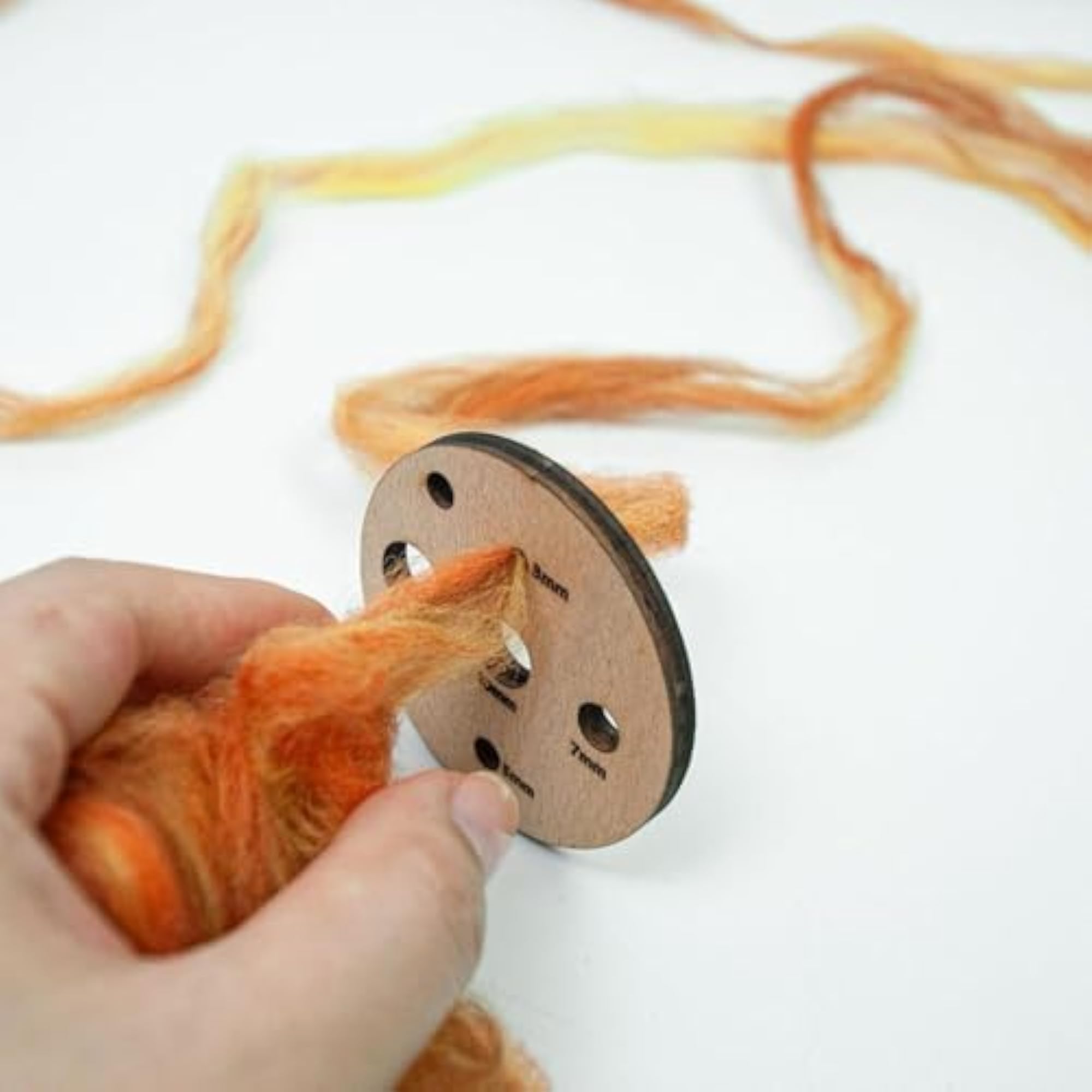 Wood Knitting Gauge Rulers Multitool Set