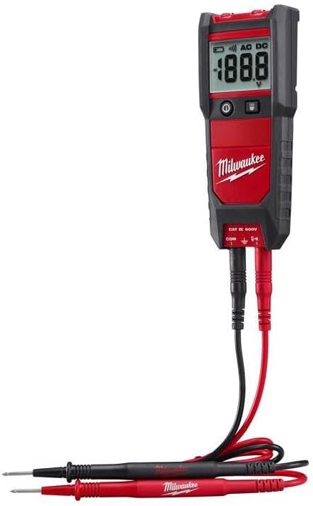 Milwaukee 2212-20 with test leads connected