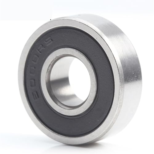 Rodamientos rígidos de bolas 6000 2RS 10x26x8 mm para poleas y ejes mecánicos 6