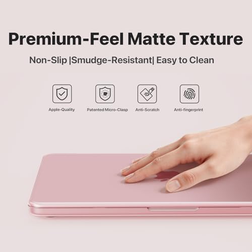 Image of Soonjet for MacBook Neo Case 13 inch 2026 Release Model A3404 (Blush Clear)