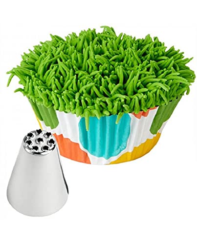 Royale Mesum™ Grass Icing Piping Stainless Steel Icing Nozzles for Decorating Cupcake Pastries Desserts