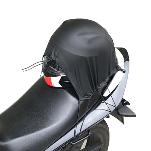 Soporte para casco con bolsa trasera impermeable y resistente al desgaste 5