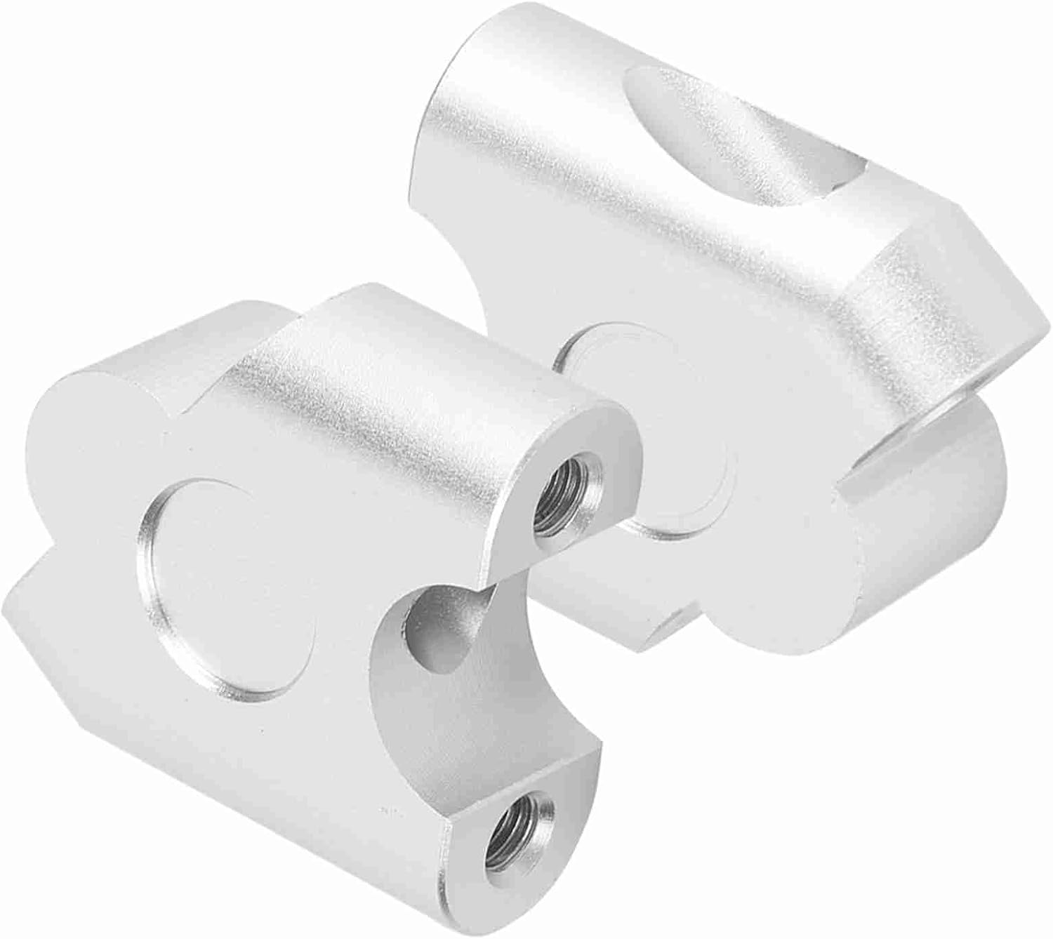 Podwyższenie kierownicy, uniwersalny wspornik kierownicy motocykla 22 mm Zacisk na kierownicę Adapter do mocowania skoku tylnego (chrom)