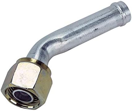 Conector de mangueira do aquecedor Old Air Products 45° #10 com O-ring fêmea para mangueira de 5/8" – 1 unidade