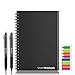 HOMESTEC Reusable Smart Notebook, Letter Size Erasable Wirebound Notebook Sketch Pads APP Storage