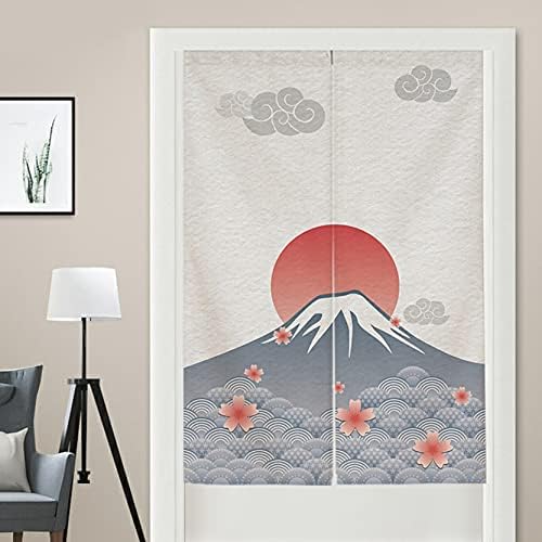 Amazon 和風のれん 綿麻 防油煙 目隠し暖簾 半間 仕切り 掛けカーテン オシャレ やわらか 遮光 省エネ 部屋用 店舗用 キッチン 玄関 脱衣所 居酒屋 洗濯機で洗える つっぱり棒付き 遮音 防寒 断熱 オールシーズン適用 のれん オンライン通販