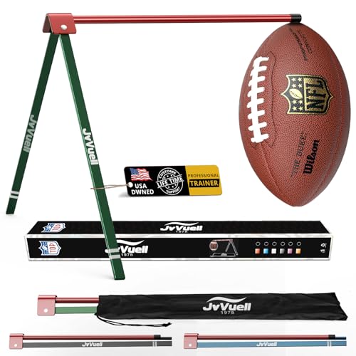 JvVuell Football Kicking Holder Tee, Metals - Field Goal Kickoff Training Practice Stand Equipment Compatible with All Football Size, Kick Goal Posts Gear Accessories for Adult & Youth