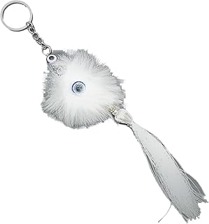 مدالية عربية بتصميم عين زرقاء - إكسسوار حائط و مفاتيح و سيارة - معدن من ايجي وولف