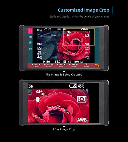 Portkeys Pt6 Touchscreen Camera Field Monitor (5.2 Inch) Wide Color Gamut |Lut Box |New Peaking |600 Nit |Video Assist |Hdmi Out |Rgb Waveform For Dslr #TOP6