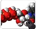 Cojín de ratón del Ejemplo de la química de la Ciencia Abstracta, cojín de ratón del microscopio con el Borde Cosido.
