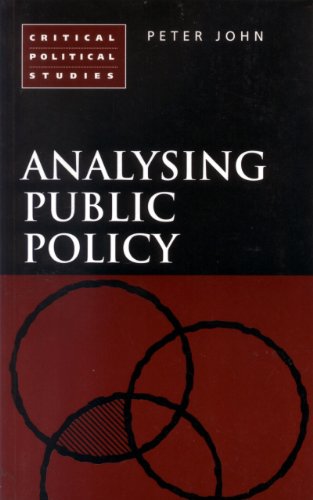 Image of Analysing Public Policy (Critical political studies)