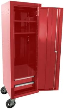 Homak Mfg. Co.، RD08019602 H2Pro Series خزانة جانبية بارتفاع كامل ، أحمر ، 19 بوصة