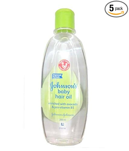 Johnson's Baby Hair Oil (100ml) Pack of 5