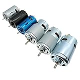 elektromotor 540 tamiya  ZHONGQDZ Mini Motor DC Motor 6 V/7,4/12 V/18 V/24 V 3000-15000 U/min Hochgeschwindigkeit großer Drehmoment DC 390/540/550/555/775/795/895 Motor Elektromotor (Speed(RPM) : 540)