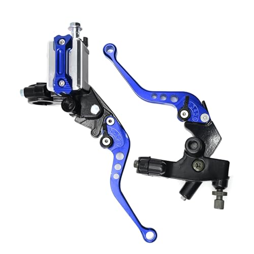 CADUFUELLY 7/8'' 22mm Universal Motorcycle Brake Lever Clutch Master Cylinder Lever Set Reservoir Replacement for Harley Honda Kawasaki Suzuki Yamaha by CADUFUELLY - Image 3
