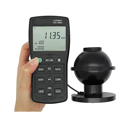 Medidor De Flujo Luminoso Portátil Probador De Luz Rango De Respuesta Preciso E Instantáneo 7000 Lúmenes