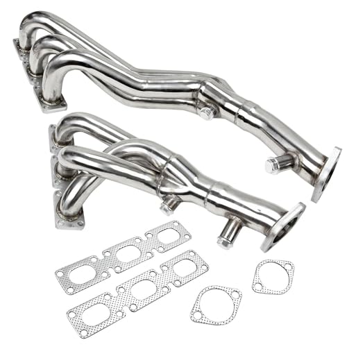 Artudatech Collecteur d'échappement Stainless Exhaust Header Manifold Fit for BMW E46 323i 328i Z3-528I M54 E93 E94