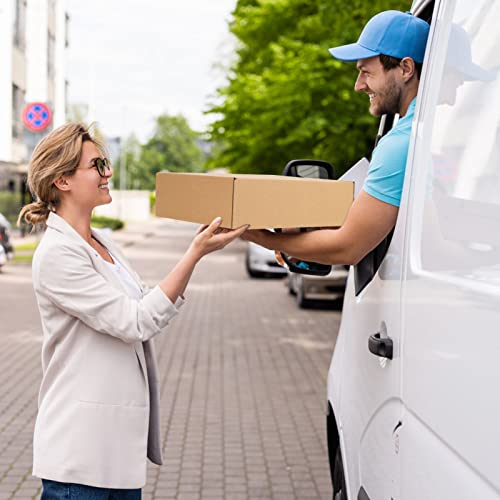 HORLIMER 25 Stück Maxibriefkarton 350x250 x 50mm DIN A4 Braun Maxibrief Versandkarton für DHL DPD GLS Hermes Warensendung, Büchersendung, Geschenkbox