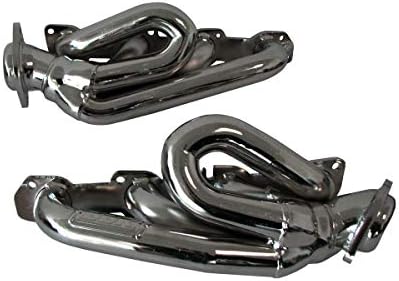 BBK (4014) 1-5/8" Chrome Shorty Tuned-Length Exhaust Header for Dodge Truck