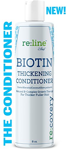 Biotin Hair Growth Conditioner for Hair Loss Natural Thickening Volume Conditioner for Fine Hair Volumizing Deep Treatment for Thinning Color Treated Hair Sulfate Free with Castor Oil for Woman & Men