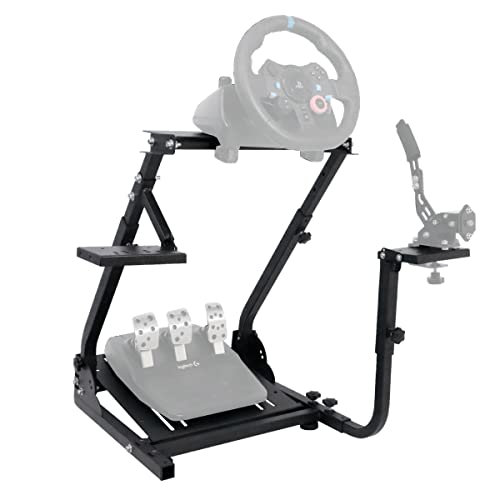 Marada G920 Racing Wheel Stand Professional Shifter Mount Logitech G27 G25 G29 Steering Gaming Wheel Stand Wheel Pedals NOT Included Racing Wheel Stand