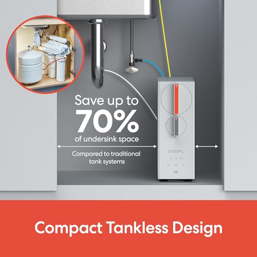 Brio SIMPL Reverse Osmosis Tankless Water Filter System for Clean Drinking Water | 4-Stage Undersink 0.0001 Micron RO Filtration | Reduces PFAS, Dirt, Rust, Chlorine, VOCs & Heavy Metals | 800 GPD by Brio - Image 4