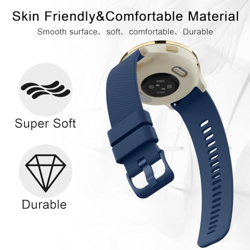 Correa de silicona 18mm para smartwatch Garmin miniatura 3