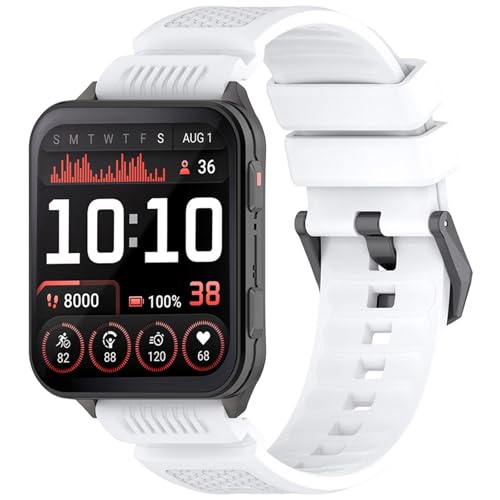 For Garmin Venu X1�p�o���h 24MM�x���g �ւ��o���h �V���R���� �_�炩�� �ʋC�� �ϋv�� �X�|�[�c�o���h �A�N�Z�T���[(�z���C�g)