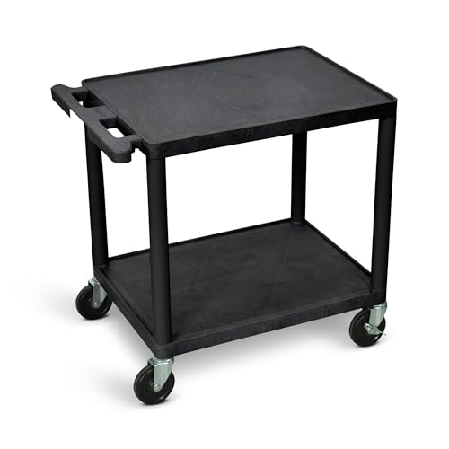Classroom Basics LP26-B 26\"H AV Cart - Two Shelves - Thumbnail 2