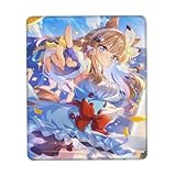 ウマ娘プリティーダービー マウスパッド ゲーミング 大型 滑り止め 高精度 非スリップ ロック布 防水 厚手5mm デザイン おしゃれ オフィス パソコン キーボード マット7.9 x 9.5 in