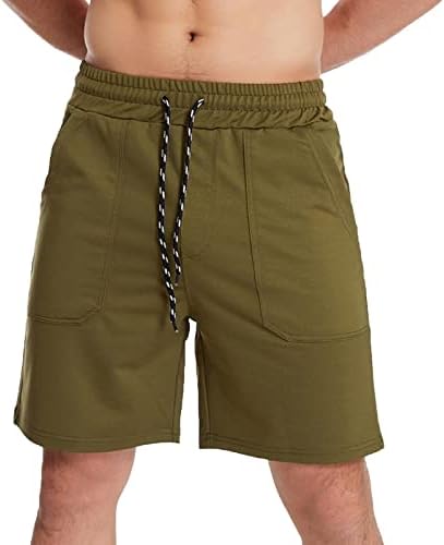 ELLEES Men's Shorts Athletic Drawstring Pockets Shorts Athletic Running Shorts Quick Dry Sports Pants Exercise Gym Shorts