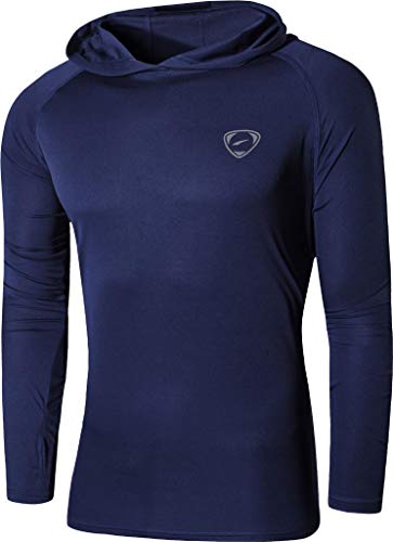 jeansian Men's UPF 50+ UV Sun Protection Shirts Outdoor Long Sleeve SPF Rash Guard LA2452