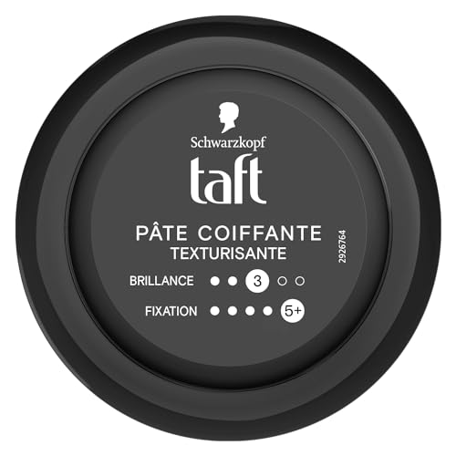 Taft - Pâte Coiffante - Pâte Carbone Texturisante - Brillance - Fixation Très Forte - Doux sur les cheveux - Tenue longue durée - Sans Effet Collant - Formule Provitamine B5-100 ml - Lot de 2 – vue 4