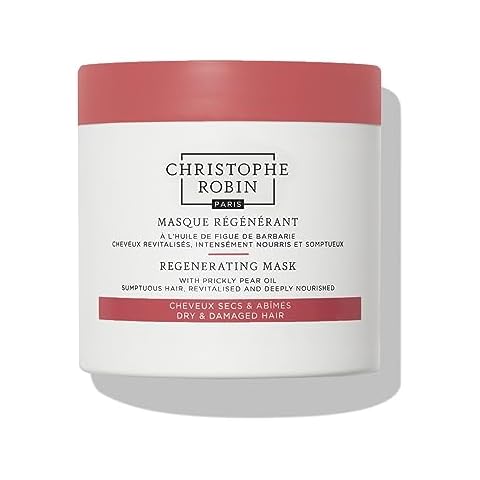 Christophe Robin Regenerating Mask with Prickly Pear Seed Oil for Dry, Damaged and Chemically Treated Hair 8.4 fl. oz Cover