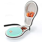 Hard Case Travel Carrying Storage Bag for JBL Clip 2/JBL Clip 3 Wireless Bluetooth Portable Speaker. Fits USB Cable - Silver