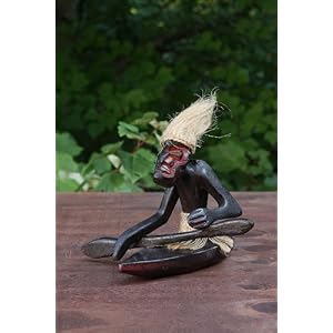 G6 Collection Handmade Wooden Primitive Tribal Canoe Funny Statue Sculpture Tiki Bar Handcrafted Unique Gift Home Decor Accent Figurine Decoration Artwork Hand Carved (Kayaking - C) G6 Collection Handmade Wooden Primitive Tribal Canoe Funny Statue Sculpture Tiki Bar Handcrafted Unique Gift Home Decor Accent Figurine Decoration Artwork Hand Carved Kayaking C